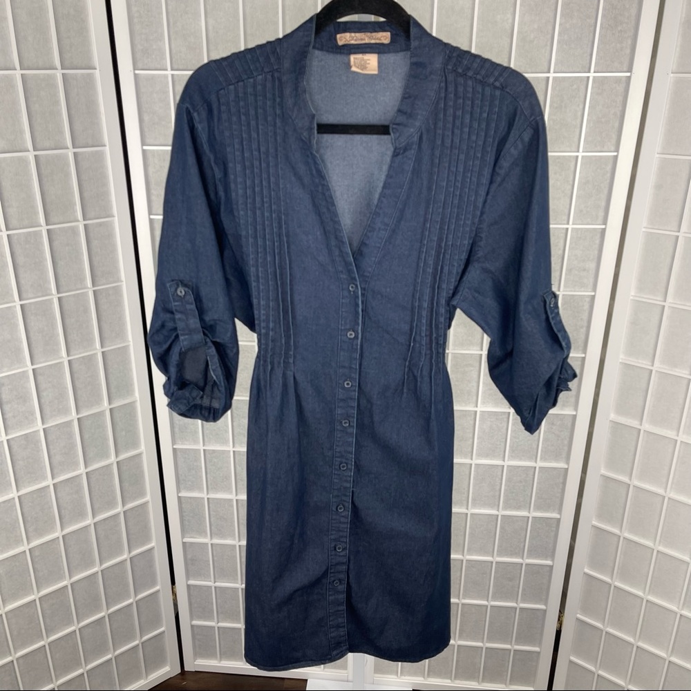 Drama Gold Women’s Denim Dress